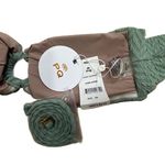 NWT PQ Swim Aquarius Ring Bandeau Green Strapless Bikini Top Size small Photo 4