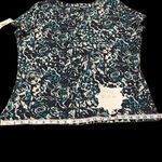 st. john's bay NWT St Johnâs Bay SS w/ring & gathered frontâmulti blue print very softâfabric Photo 9