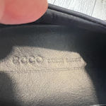 Ecco Women's Leather Soft 7 Woven Slip-On Shoes Black Size 8-8.5 /39 Sneakers Photo 4