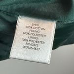 Cj Banks Bomber Jacket Women's 3X Kelly Green Quilted Corduroy Full Zip Outdoor Photo 4