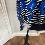 Kate Spade , New York hibiscus striped ruffle pullover Photo 3