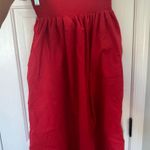 Calvin Klein  Red maxi skirt Photo 0
