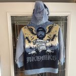 Akademiks  Hoodie Womens Sz 7 A Balaclava Y2KFull Face Zip Goth Grunge Hip Hop Photo 2