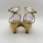 Lilly Pulitzer Women's Emmie Wedge Sandals Size 8.5 M Gold Photo 3
