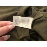 Three Bird Nest Olive Green Long Sleeve Button Front Jumpsuit Size Small Photo 3