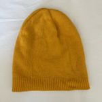 Mustard Yellow Knit Beanie Photo 1