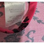 Linea Donatella Robe Women’s L/XL Floral Deep Pink/ Black Lingerie Loungewear Photo 2