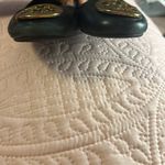 Tory Burch Black Flats with Gold Accent Photo 3