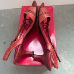 Aerosoles  Over Plaited Red Leather Kitten Heels Size 8.5 Photo 7