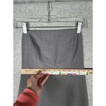 Gap Vintage  2004 Size 4 Strapless Dress Womens Gray Wool Blend Y2k Minimal Zip Photo 5