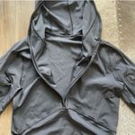 Lululemon cropped half zip athletic hoodie In Black Photo 6