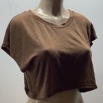 Daisy  Size Medium Mocha Women's Crop Top. New With Tags. Photo 1
