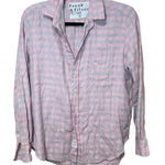 Frank & Eileen ‎ Plaid Cotton Lane Eileen Gray Pink Plaid Button Down Size XS Photo 0