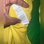 Pretty Little Thing NWT  Elegant Yellow Halter Dress size 6- Flaw Photo 5