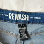 REWASH  Women’s Wide Leg Fringe Pockets/Distress /Raw Hem Zipper Front Size 3/26 Photo 2