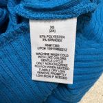 Cuddl Duds NWT  Blue Ribbed Open Front Cardigan Size XS Photo 3