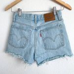 Levi Strauss & CO. LEVI'S Wedgie Short Light Wash Cut Off Shorts Photo 4