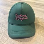 Cowboys and Tequila Western Trucker
Hat Snapback Custom Green With Pink Stitch Photo 0