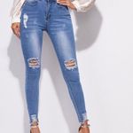 SheIn NWT  LIGHT WASH JEANS Photo 0