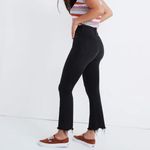 Madewell Curvy Cali-Demi Boot Jeans in Berkeley Black Chewed Hem Edition Size 26 Photo 1