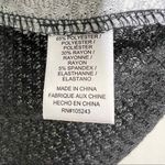 Bobeau Color Block Open Front Cardigan Ribbed Knit Sweater Grey Black Size S Photo 2