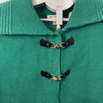 JM Collection Green  cardigan with cute buckle detail size‎ XL Photo 1