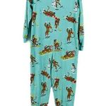 Nick & Nora  Women's Sock Monkey Fleece One Piece Womens Small Photo 3
