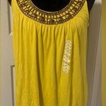 Grace Elements NWT Scoop Neck Beaded Tank Photo 0