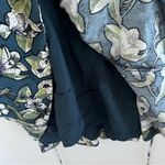 Free People  Floral Green Mini Dress Tunic Top XS Photo 9