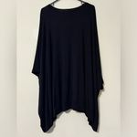 Yelete  plus size 3XL womens black flowy short sleeve top casual business stretch Photo 9