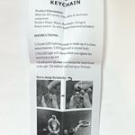 Crystal Elephant Keychain with Silver Tone Hardware and Light Up Feature Photo 2