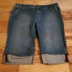 a.n.a  Women's Cuffed Denim Bermuda Shorts, Sz 10 Photo 0