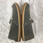 Minnetonka Grey Moccasins w/cable braid top 7w slippers house shoes Photo 5
