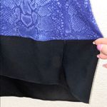 Elie Tahari  Snakeskin Blueberry Print High Low Top Photo 3