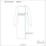 Vibe Sportswear Womens Medium 3/4 Sleeve Aztec Print Mini‎ Dress Soft Photo 5