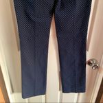 New York & Co. NWT 7th Avenue NY&Co Navy Polka Dot Trouser Pants size 2 Photo 9