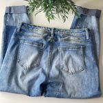 Bandolino  lisbeth raw ankle hem patchwork dyed Capri jeans.  Size 10. Photo 4