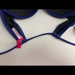 Victoria's Secret VICTORIA’S SECRET bathing suit top, 36D, blue‎ Photo 8