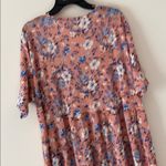 Floral pleated dress. S/M Pink Photo 4