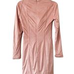 House Of CB  Pink Pale Stretch Suede Bustier Dress Sz S Photo 3
