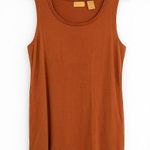 Wrangler Rust Orange Tank Top Braided Scoop Neck Western Boho Cowgirl Size Med Photo 0