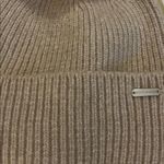 Steve Madden Light Brown Pom Pom Beanie Photo 4