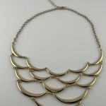 Mermaid Scale Gold Costume Necklace 8” Photo 1