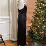 Free People  Satin Cutout Jumpsuit Black Size 8 NWT Photo 7