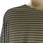 Soft Joie 3/4 Dolman Sleeves V Neck Striped Casual Top Green Size XS Photo 5
