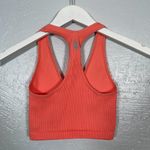 Free People Movement Women XS Orange Pink Free Throw Crop Top Ribbed Racerback Photo 3