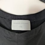 Modern Citizen  Black Sleeveless Tie Waist Dress Sz L Photo 2