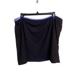 MiracleSuit ‎ Women's Black Purple Trim Swimsuit Coverup Skirt Size Large Photo 1