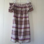 Philosophy  Anthropologie Off the Shoulder Striped Mini Dress with Pockets Photo 5