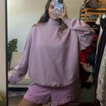 SKIMS NWT  Cotton Fleece Mock Neck Pullover Photo 1